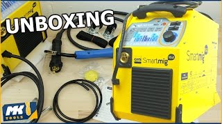 ✔ GYS Schutzschweißgerät 160A  Smartmig 162  Unboxing HD [upl. by Eimaraj]