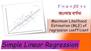 Maximum Likelihood Estimates of Parameters in Simple Linear Regression Model with R code Part 37 [upl. by Hatnamas]