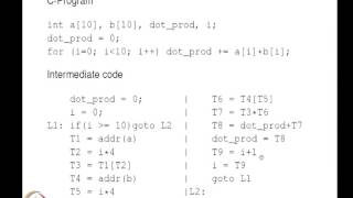 Mod05 Lec17 Intermediate code generation Part 1 [upl. by Namso]