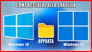 Come aprire la cartella AppData su Windows 11  tutorial ITA tech windows11 tutorial pc [upl. by Jonette]