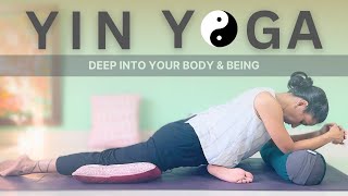 45 Min  Yin Yoga  Deep stretch amp Destress for your Full body amp being [upl. by Modesty]