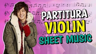 Ji Hoos theme Violin Partitura Sheet Music [upl. by Imotas]