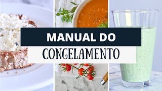 COMO CONGELAR QUASE TUDO  Manual do Congelamento  MARINA MORAIS [upl. by Hsac971]