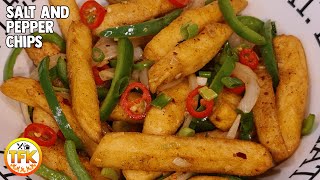 Salt and Pepper Chips  FAMOUS Chinese Takeaway Recipe  Salt And Chilli Chips  Chinese takeaway [upl. by Soo]