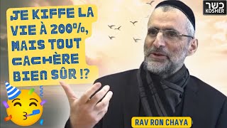 JE KIFFE LA VIE À 200 MAIS TOUT CACHÈRE BIEN SÛR ⁉️ 🥳 RAV RON CHAYA [upl. by Erdied]