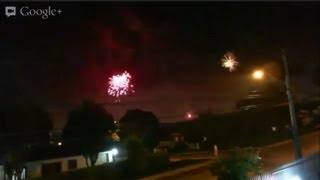 Queima de fogos no LindÃ³ia Curitiba PR [upl. by Iaj97]