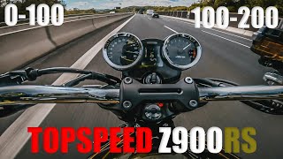 Kawasaki Z900RS  TOPSPEED  0100  100200 [upl. by Seiber]