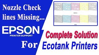 Epson Printer Not Printing Properly  Printing blank January 2024 [upl. by Gnirol714]