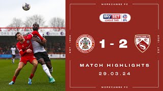 Highlights  Accrington Stanley 1 Morecambe 2 [upl. by Ambrosia]