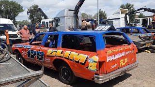 Mildenhall BWS 160723 Part 2 Unlimited Banger racing Consultation 1 amp 2 full race footage [upl. by Sifan]