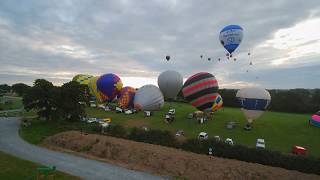 Oswestry Charity Balloon Festival August 2017 [upl. by Eibbed]