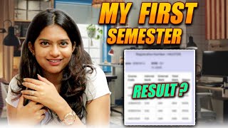 REVEALING MY FIRST SEMESTER RESULTS 😮‍💨❤️‍🔥 sneholic semester results [upl. by Lalib]