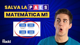 Salva la PAES de Matemática M1  Preu Filadd [upl. by Karola]