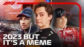 the 2023 F1 season but its just the memes [upl. by Eelnayr]