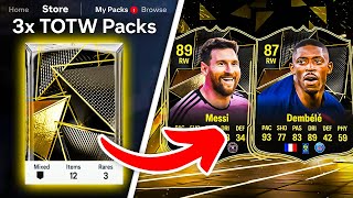 I PACKED 3x TOTW CARDS IN FC 25 😨 FC 25 Ultimate Team [upl. by Pooh599]