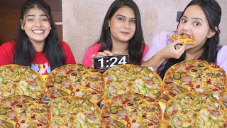 Unlimited Pizza Eating Challenge All Pizza Finished in Minutes  Pizza Competition  Food Challenge [upl. by Asseralc]