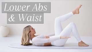 Quick Lower Abs amp Waist Toning Pilates 🤍 Tone your lower belly and waist [upl. by Cut]