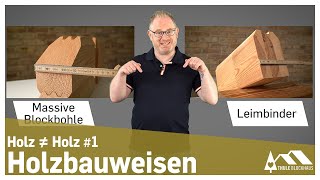 Ein HOLZHAUS Aber für welche BAUWEISE entscheide ich mich [upl. by Wardle]