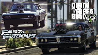 GTA 5 Doms Fast and Furious Dodge Charger RT  Imponte Beater Dukes REPLICA BUILD [upl. by Sauder887]