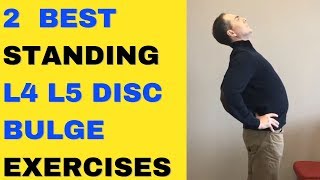 2 Standing Best Exercise For L4 L5 Disc Bulge Exercises L5 S1 Disc Bulge Exercises Dr Walter Salubro [upl. by Vorster]