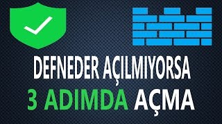 Windows Defender Grup İlkesi Tarafından Devre dışı bırakıldı hatası [upl. by Ayad]