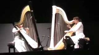 Stockhausen  Freude Joy  for two harps [upl. by Giliane]