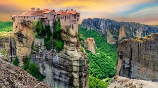 Meteora The Incredible Cliff Monasteries Of Northern Greece  From the Mountains to the Shoreline [upl. by Squire]