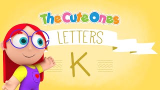 Letter K  LETTERS  The Cute Ones  Activities [upl. by Ballinger]