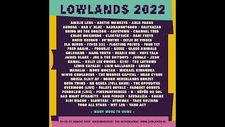 Lowlands 2022  de eerste bevestigingen [upl. by Nidia]