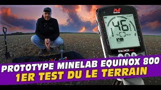 1ere sortie test sur le terrain du nouveau Minelab Equinox 800 [upl. by Neelyar]