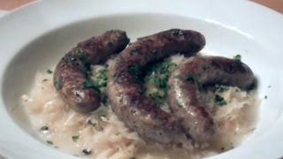 Quick German Bratwurst and Sauerkraut Dish [upl. by Jeannette939]