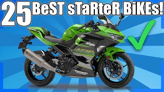 25 BEST Beginner Motorcycles Under 10K [upl. by Euqinay]