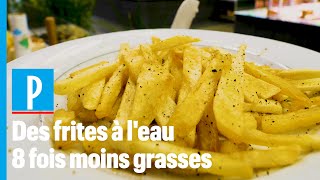 Des frites à leau  Un chef dévoile une recette moins grasse [upl. by Nnylhtak]