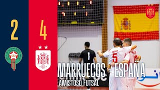 FÚTBOL SALA  RESUMEN  Marruecos 24 España  🔴 SEFUTBOL [upl. by Nywg]