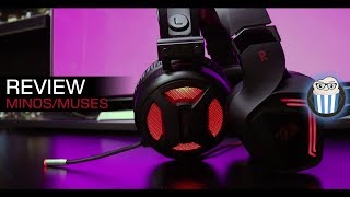 Review Redragon Minos e Muses  Conheça os novos Fones 71 da Redragon Canal PipocaTech [upl. by Airetas]