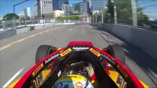 Onboard Romain Grosjean circuito de Nashville  IndyCar Series 2022 [upl. by Kalindi627]