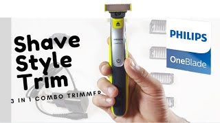 Shave amp Trim Combo  PHILIPS ONEBLADE  60 Minutes Battery [upl. by Miah703]