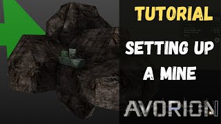 Avorion  Tutorial  Setting Up Your Own Mine  Generating Passive Income [upl. by Faline]