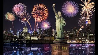 Live NYC New Years Eve Fireworks 2024  New York Fireworks New Years Eve 2024 [upl. by Nylidam]