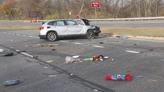 4yearold suffers lifethreatening head injury after SUV rolls over in Stanton Delaware [upl. by Eanerb]