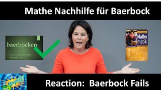 Annalena Baerbock  Mathe Nachhilfe Reaction Video [upl. by Bidle]