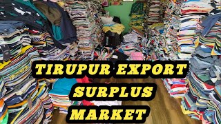 tirupur export surplus markettirupur wholesale marketexport quality tshirt wholesale tirupur [upl. by Rhyner194]