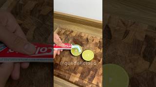 Añadí pasta de dientes al limón y nunca volví a tener este problema tipsdecocina cocina [upl. by Mansfield]