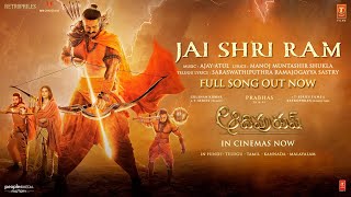 Full Video Jai Shri Ram Telugu Adipurush  Prabhas Ajay Atul Ramajogayya  Om Raut [upl. by Aek]