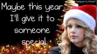 Taylor Swift Last Christmas Lyrics [upl. by Otcefrep]