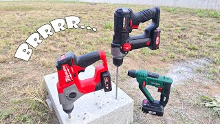 Parkside Performance 12V Hammer Drill vs Milwaukee M12 Sub Compact SDSPlus Hammer [upl. by Ralph]