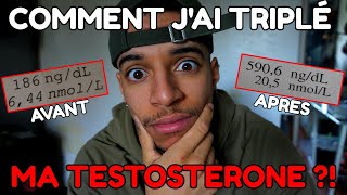 COMMENT JAI TRIPLÉ MA TESTOSTÉRONE NATURELLEMENT  Booster Sa Testostérone [upl. by Almallah]