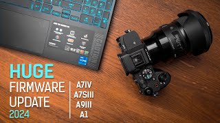 HUGE Firmware Update For Sony Cameras A7IVA7SIIIA1A9III  2024 Step by Step Guide  Ver 300 [upl. by Haymo478]