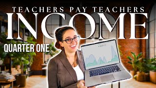 📍 TPT INCOME REPORT → My 2024 Quarter One Teachers Pay Teachers Money Views amp Conversion Rates [upl. by Tammara]