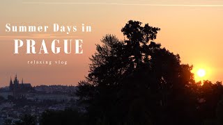 Slow Summer Days in Prague  Silent Travel Vlog [upl. by Doloritas251]